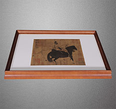 同江书画装裱配框服务案例